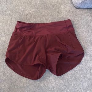 Lululemon Speed Up Mid-Rise Lined Short 4"
